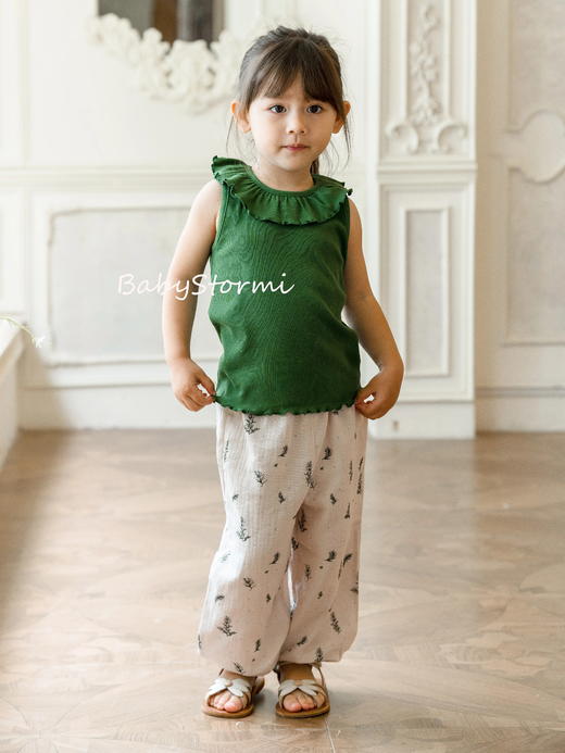 BabyStormi 棉纱儿童宝宝防蚊裤/背心 夏季男女童薄款束腿百搭裤（周末不放货） 商品图3
