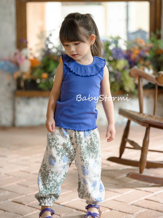 BabyStormi 棉纱儿童宝宝防蚊裤/背心 夏季男女童薄款束腿百搭裤（周末不放货） 商品图4