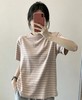 【超模君精选】塞纳河畔·条纹短袖 80-140斤可穿，四色可选，臻选棉+氨纶材质，透气舒爽，优雅文艺的短袖，真的好好看呀~ 商品缩略图7