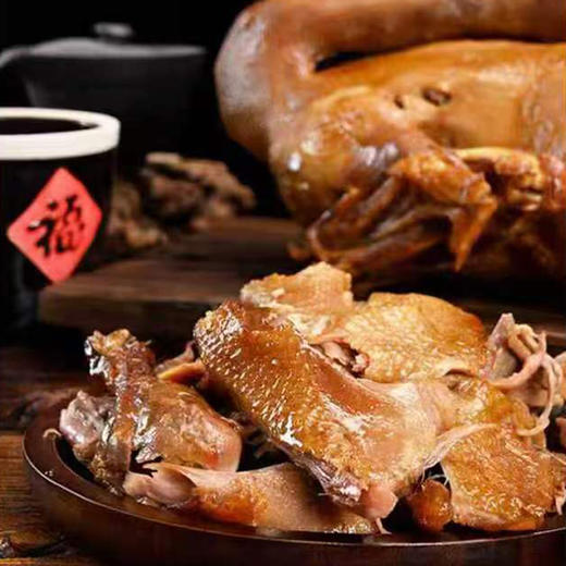 【看球好物 非遗老字号 酥烂入味 鲜香透骨】山东地道脱骨扒鸡/五香酱鸭3袋 商品图9