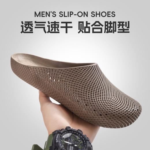 尺码需拍大一码！【安梨口袋--情侣款踩屎感溯溪凉拖】Q弹舒适踩感，包头防撞设计，防滑耐磨不闷脚，高密EVA一体成型工艺，空气囊阔版型，360°立体感多方位透气孔，居家休闲溯溪出行超百搭！ 商品图8