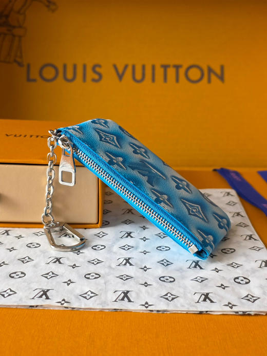 春夏特惠💰320 原单LV M28665 拉链钱包蓝 商品图5