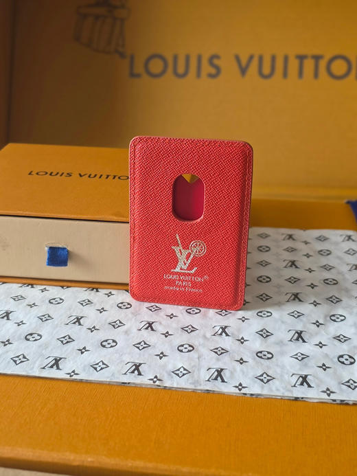 春夏特惠💰320 原单LV M28786 手机磁吸卡包橙 商品图2