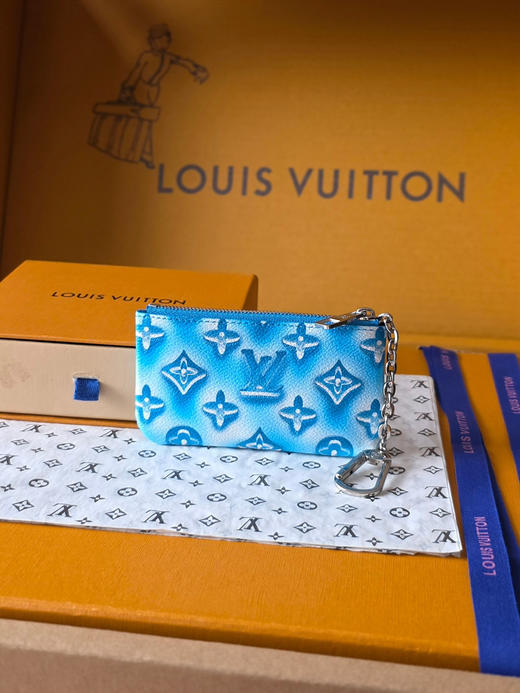 春夏特惠💰320 原单LV M28665 拉链钱包蓝 商品图1