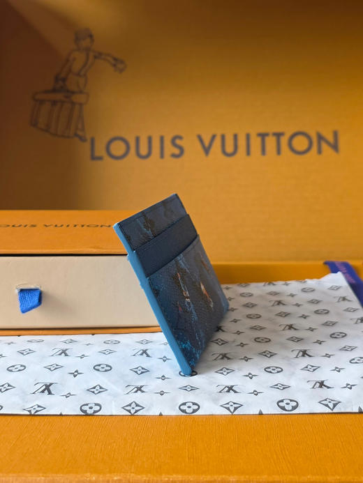 春夏特惠💰320 原单LV M26082 卡片蓝 DOUBLE 卡夹 商品图3