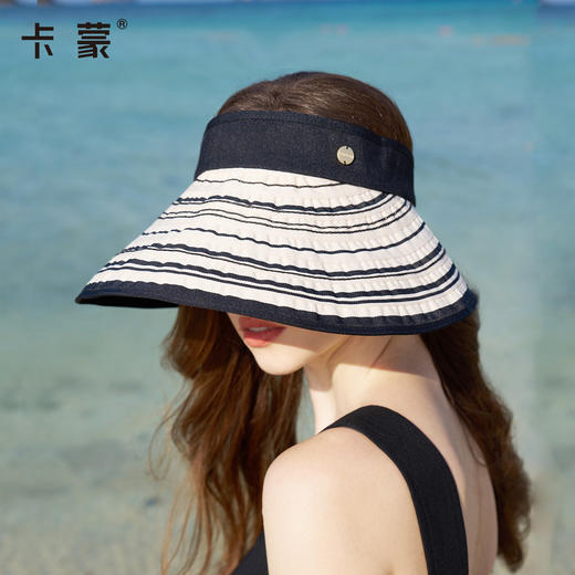 Kenmont卡蒙帽子遮阳帽女2026新款大帽檐防晒帽渔夫太阳帽空顶帽防紫外线 商品图2