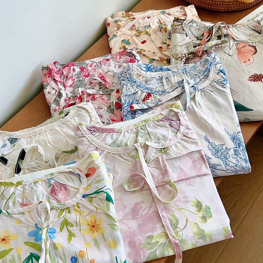 【亲子款全家适配】可优鼠棉绸亲子短袖短裤家居服A类 面料柔软舒适亲肤透气 宽松版型松弛感拉满轻薄舒爽 商品图11