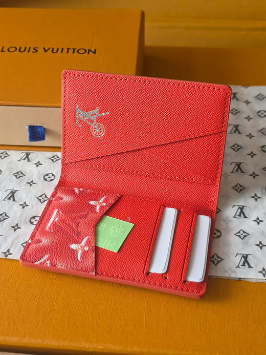 春夏特惠💰320 原单LV M28622 卡包橙 商品图5