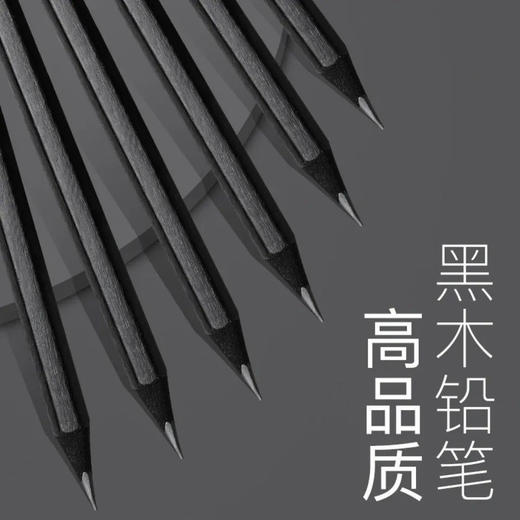 拍一发20❗️【黑木铅笔HB/一组20支】高端小黑木铅笔 小学生写作业铅笔 20支仅13.9💰书写巨顺滑，买到赚到！某音44万销量霸榜，同工厂同款黑木铅笔 商品图3