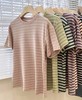 【超模君精选】塞纳河畔·条纹短袖 80-140斤可穿，四色可选，臻选棉+氨纶材质，透气舒爽，优雅文艺的短袖，真的好好看呀~ 商品缩略图9
