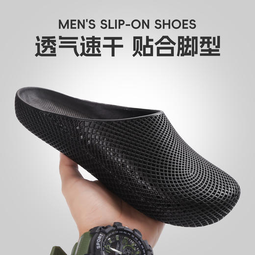 尺码需拍大一码！【安梨口袋--情侣款踩屎感溯溪凉拖】Q弹舒适踩感，包头防撞设计，防滑耐磨不闷脚，高密EVA一体成型工艺，空气囊阔版型，360°立体感多方位透气孔，居家休闲溯溪出行超百搭！ 商品图10