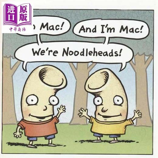 【中商原版】傻瓜面条头兄弟搞笑全彩漫画7册（FlyGuy同作者）送音频 Noodleheads 1-7 英文搞笑故事 桥梁书儿童英语漫画读物 商品图2