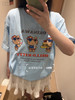 日单26冲绳美国村Kitty黑皮短袖T恤052703 商品缩略图4