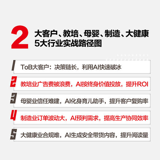AI营销进化论：企业的*增长密码 AI营销全流程实操落地模型多行业解决方案企业提效管理书籍 商品图3