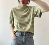 【超模君精选】塞纳河畔·条纹短袖 80-140斤可穿，四色可选，臻选棉+氨纶材质，透气舒爽，优雅文艺的短袖，真的好好看呀~ 商品缩略图4