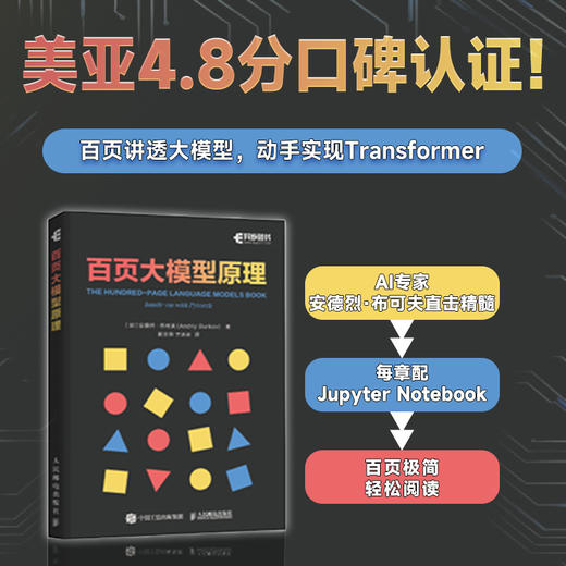 百页大模型原理 大模型开发transformer机器学习深度学习自然语言处理图解大模型 商品图0