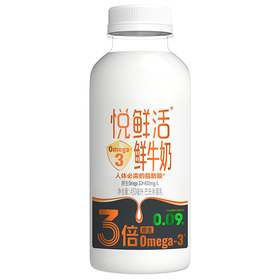 悦鲜活450mlOmega-3鲜牛奶