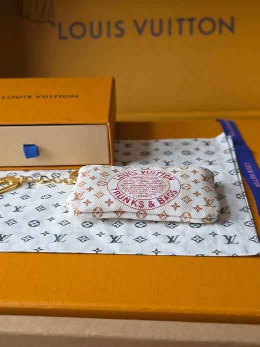 春夏特惠💰350 原单LV 钥匙零钱包 M29023杏色 商品图2