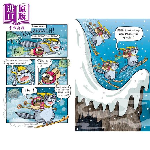 预售 【中商原版】桥梁漫画 鸡山小镇冰冻松鼠救援任务 Chicken Hill Frozen Squirrel Rescue Mission 英文原版 儿童漫画 图画小说 商品图2