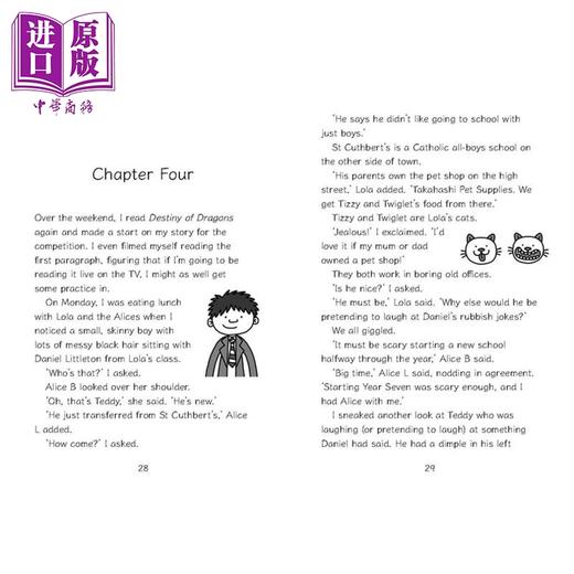 预售 【中商原版】比格学校 暗恋 校园幽默 Bigg School Secret Crush 英文原版 Lisa Williamson 儿童图书 商品图3