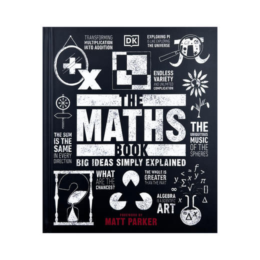 DK数学百科 英文原版 The Maths Book DK百科系列 数学发展历史 自然 人工智能 英文版原版书籍 精装大开本 进口英语书 商品图0