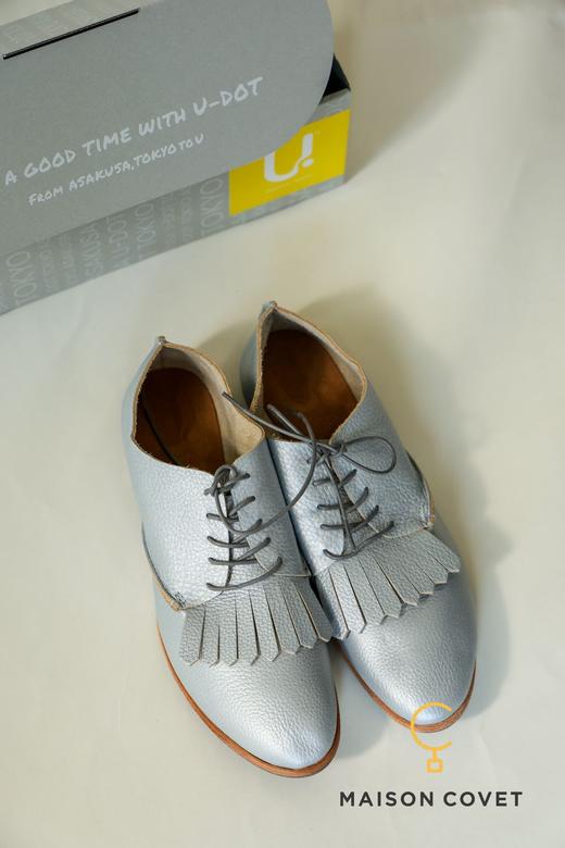 UDOT POINTED SHOES 流苏系带平底鞋 商品图0