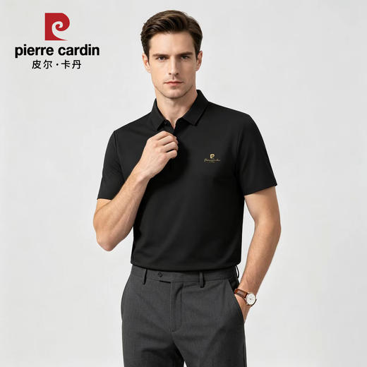 【消费降品质不降 89抢大牌 冰爽挺括百搭】法国皮尔卡丹冰丝无痕Polo衫 商品图3