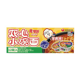 Costco 开市客 农心小碗面（牛肉味） 86g*6/12桶