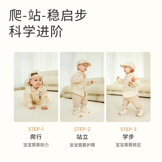泰兰尼斯春款婴童段舒适轻薄步前鞋学步鞋T01B4A4100★ 商品图6