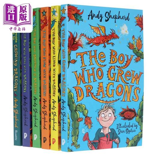 预售 【中商原版】驯龙男孩 1-6 The Boy Who Grew Dragons 1-6 英文原版 Andy Shepherd Sara Ogilvie 奇幻儿童流行小说 商品图1