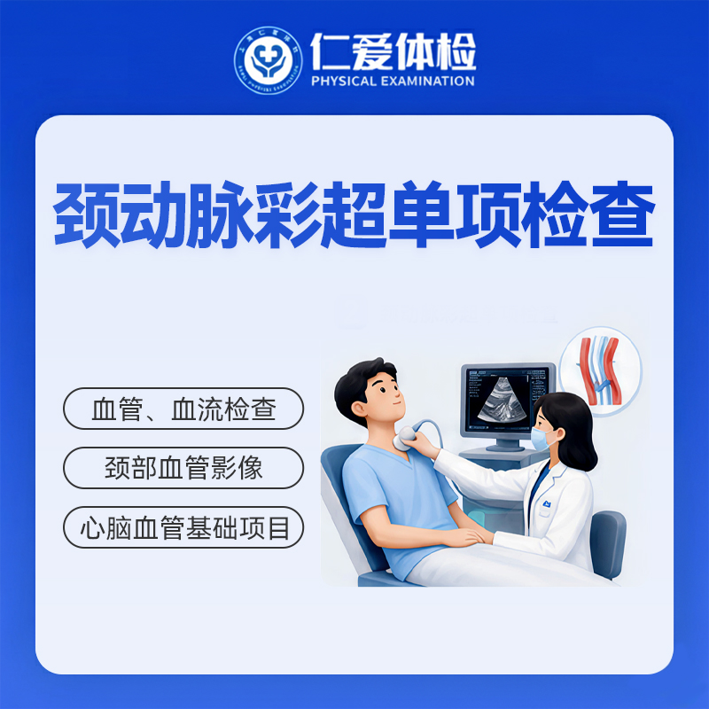 颈动脉彩超单项检查（头晕/眩晕/麻木/供血）