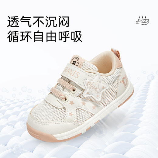 泰兰尼斯春款婴童段舒适轻薄步前鞋学步鞋T01B4A4100★ 商品图4