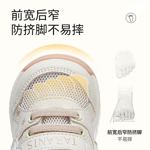 泰兰尼斯春款婴童段舒适轻薄步前鞋学步鞋T01B4A4100★ 商品图5
