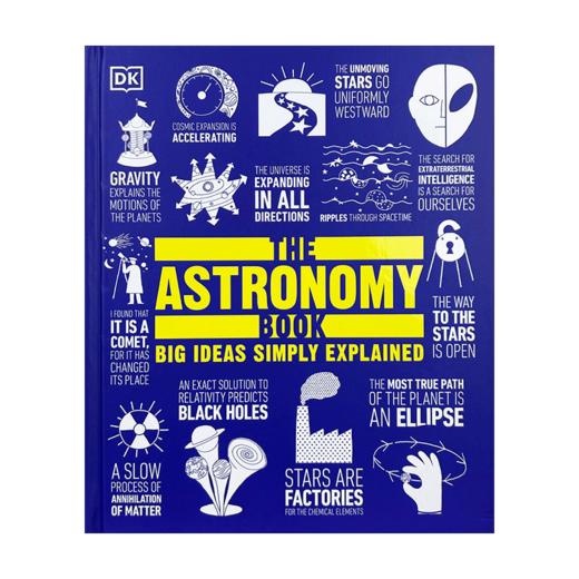 DK天文学百科 英文原版 The Astronomy Book 人类的思想百科丛书 STEM百科科普图解 英文版原版书籍 精装进口英语书 商品图1