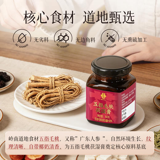【升级款】李良济五指毛桃茯湿膏160g/瓶升级版 商品图1