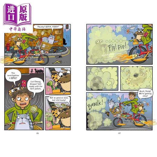 预售 【中商原版】桥梁漫画 鸡山小镇冰冻松鼠救援任务 Chicken Hill Frozen Squirrel Rescue Mission 英文原版 儿童漫画 图画小说 商品图4