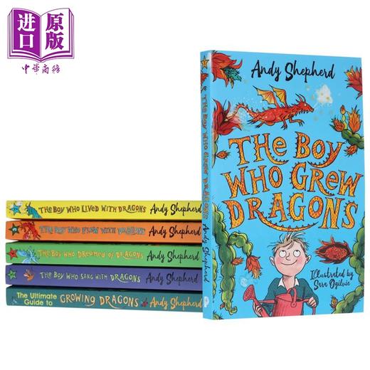预售 【中商原版】驯龙男孩 1-6 The Boy Who Grew Dragons 1-6 英文原版 Andy Shepherd Sara Ogilvie 奇幻儿童流行小说 商品图2