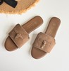猪八戈鞋面羊皮内里磨砂皮流苏半拖   A-6130 商品缩略图3