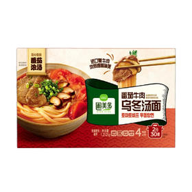 Costco 开市客 圃美多番茄牛肉乌冬汤面 303g*2/4袋