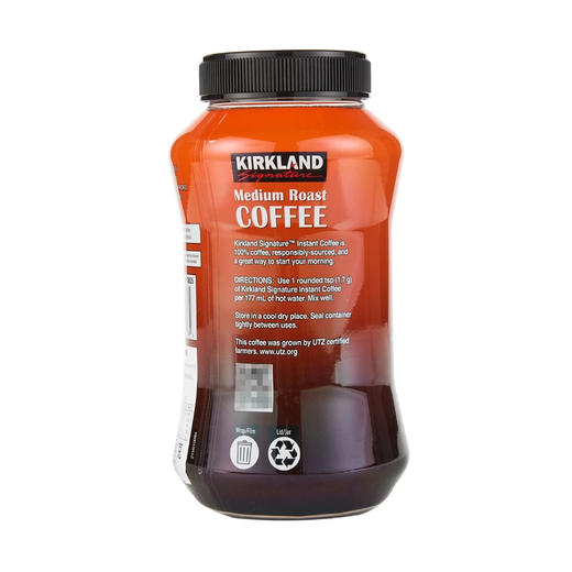 Costco 开市客 KIRKLAND 科克兰速溶咖啡粉 454g*1瓶 商品图2