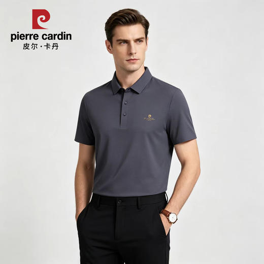 【消费降品质不降 89抢大牌 冰爽挺括百搭】法国皮尔卡丹冰丝无痕Polo衫 商品图4