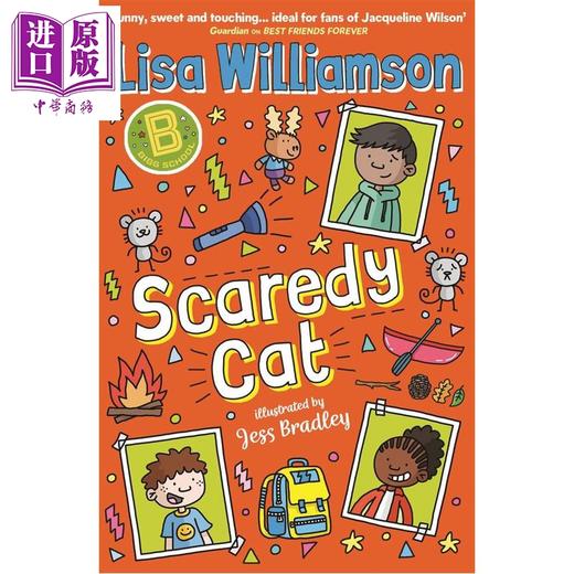 预售 【中商原版】比格学校 胆小的猫咪 校园幽默 Bigg School Scaredy Cat 英文原版 Lisa Williamson 青少年校园小说 商品图0
