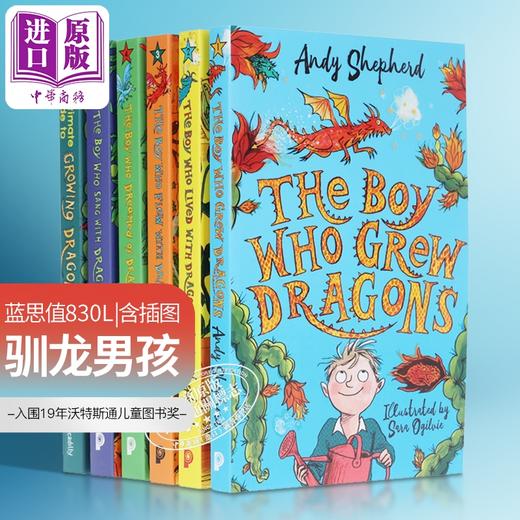 预售 【中商原版】驯龙男孩 1-6 The Boy Who Grew Dragons 1-6 英文原版 Andy Shepherd Sara Ogilvie 奇幻儿童流行小说 商品图0