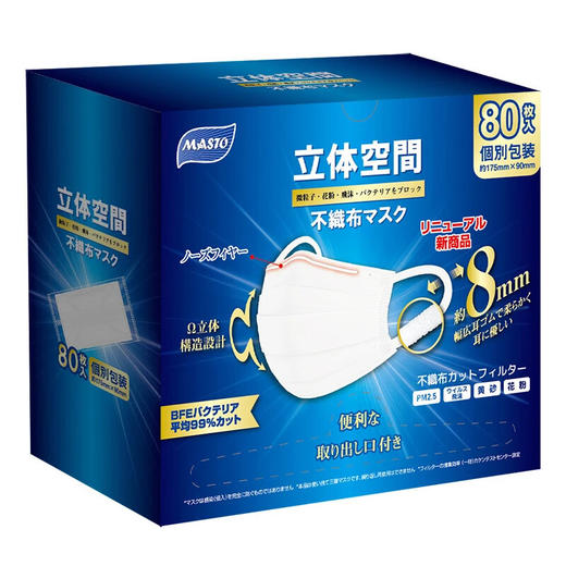Costco 开市客 MASTO一次性口罩 商品图1