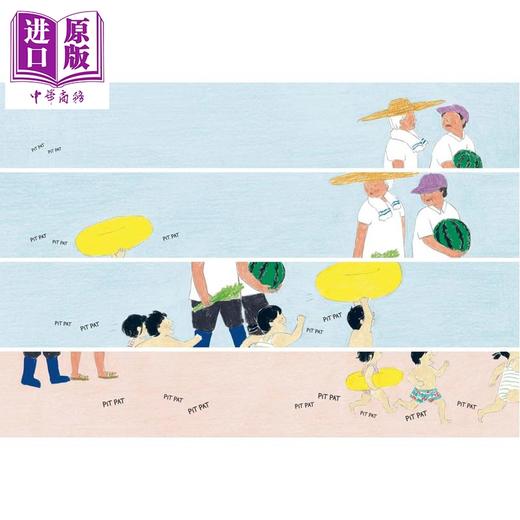 【中商原版】西瓜池 Bonsoir Lune Watermelon Pool 英文原版 儿童绘本 图画故事书 一个充满想象力的夏日场景 进口童书 精装 商品图1