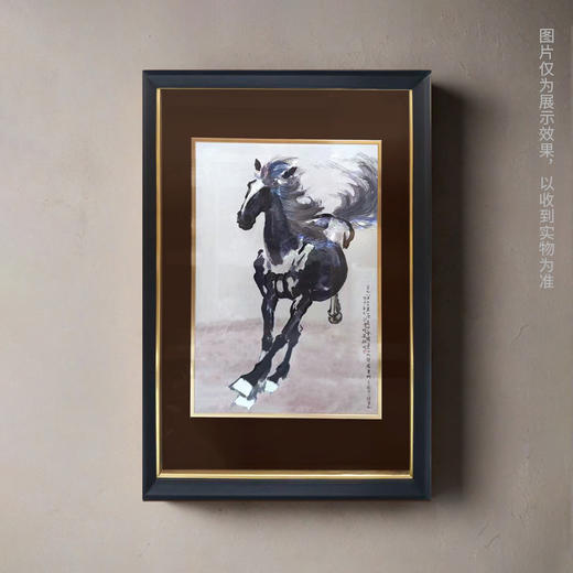 【金版画银版画】徐悲鸿奔马图金银版画 可做摆件 礼赠 商品图3