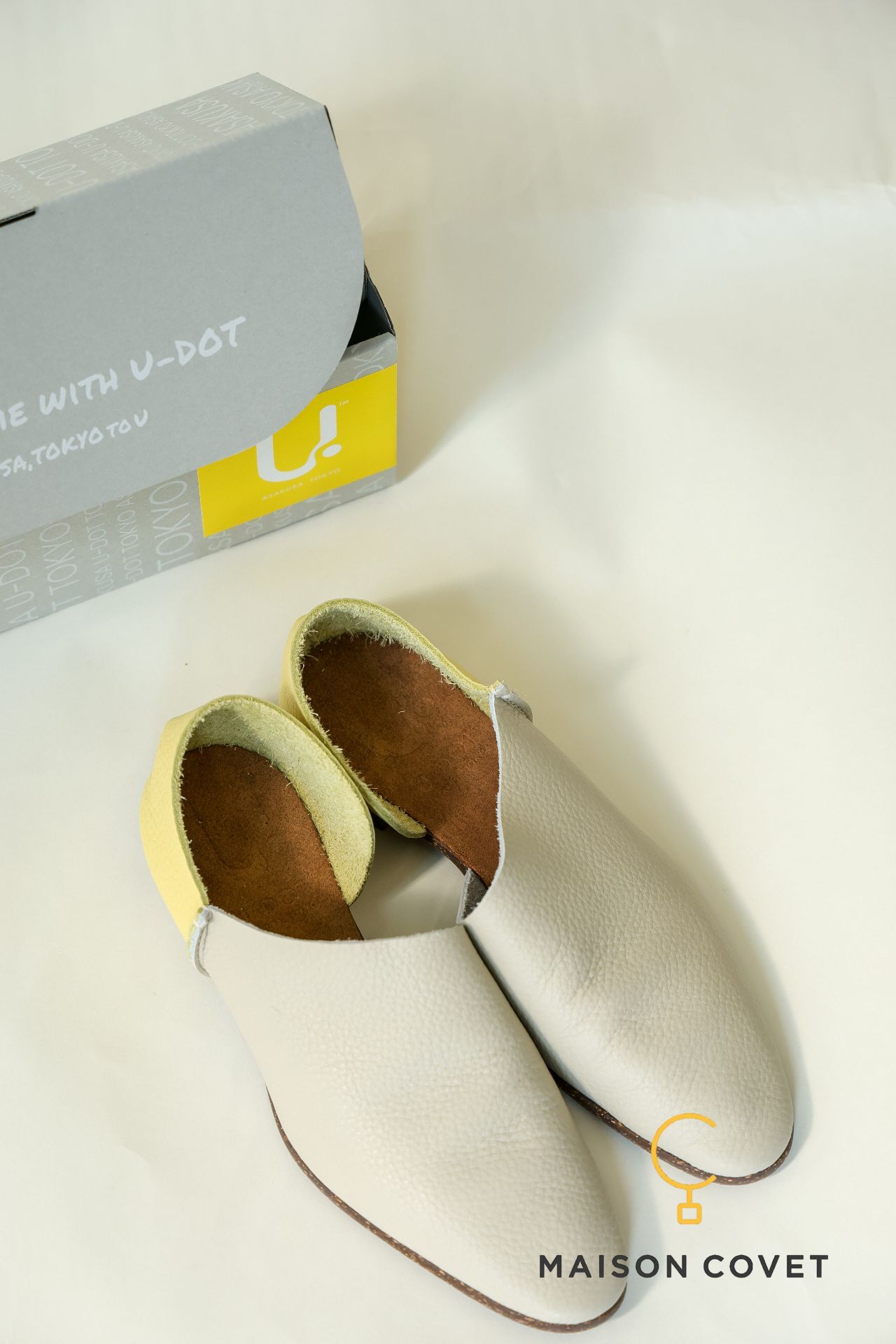 UDOT 2-PIECES SLIP-ON 极简拼接平底鞋