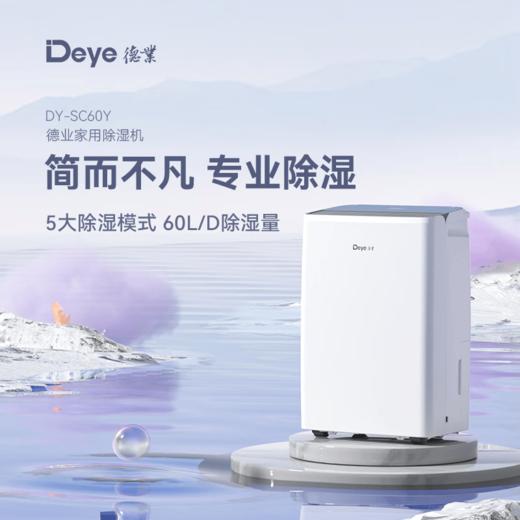 德业60L除湿机 家用抽湿机除潮空气干衣机抽湿器大功率静音 商品图0