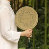 非遗岭根草编蒲扇团扇 | 40年以上编制经验的匠人之手，传统手艺精工手编，凉风拂面，带着浦草的清新气味～ 商品缩略图2