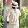 夏季新款男士真丝羊绒羊毛混纺 翻领三扣POLO衫/圆领T恤 两款多色可选-不退换 商品缩略图3